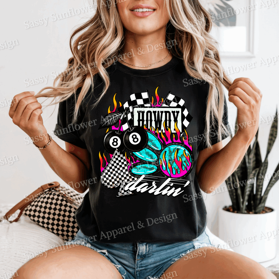Funky Icons Happy Face Tee - Comfort Colors 1717 Tee