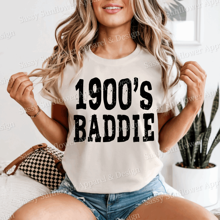 1900's Baddie Vintage Tee - Comfort Colors 1717 Tee